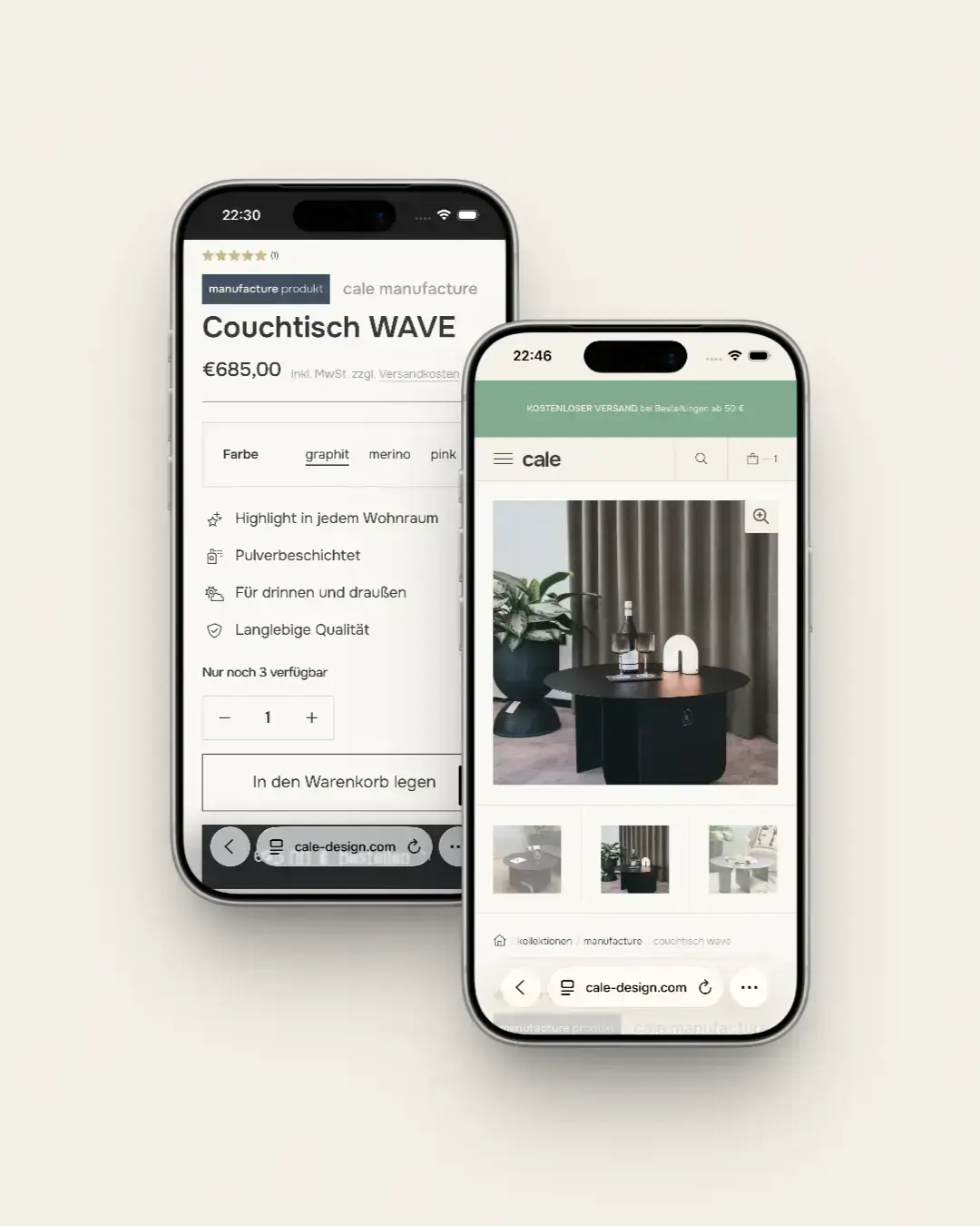 Minimalist Shopify Store for Premium Furniture & home accessories