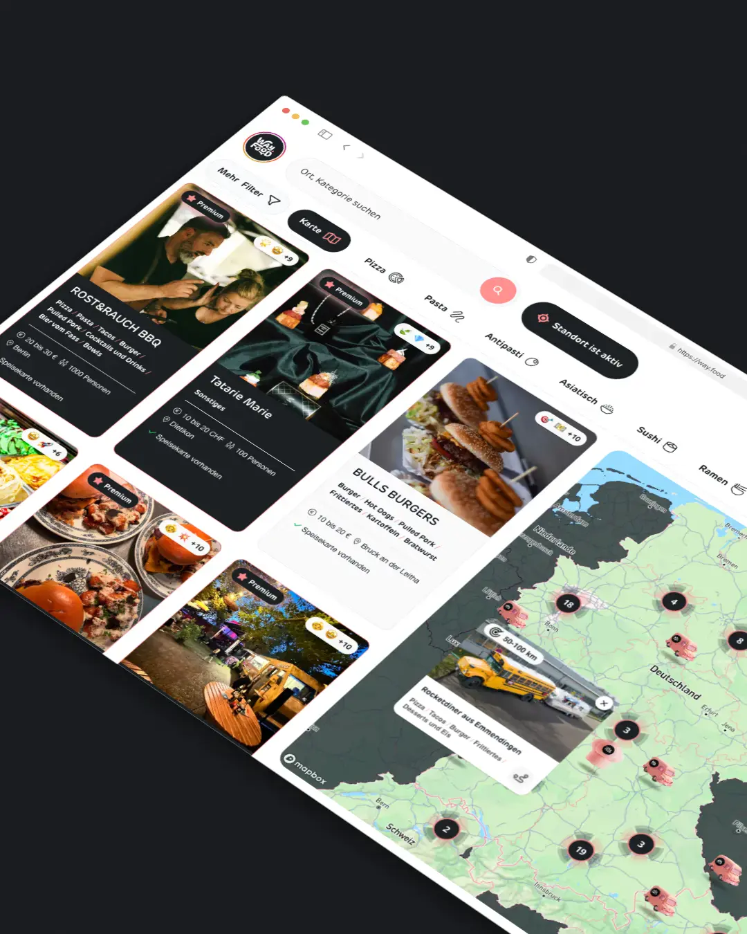 Foodtruck & Catering Comparison Portal